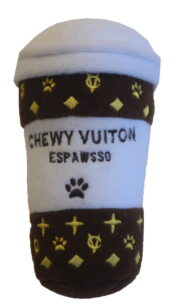 Chewy Vuiton Coffee Espawsso Toy
