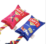 SNIFFS CHIPS SNACKS OXFORD TUGGER W/ ROPE